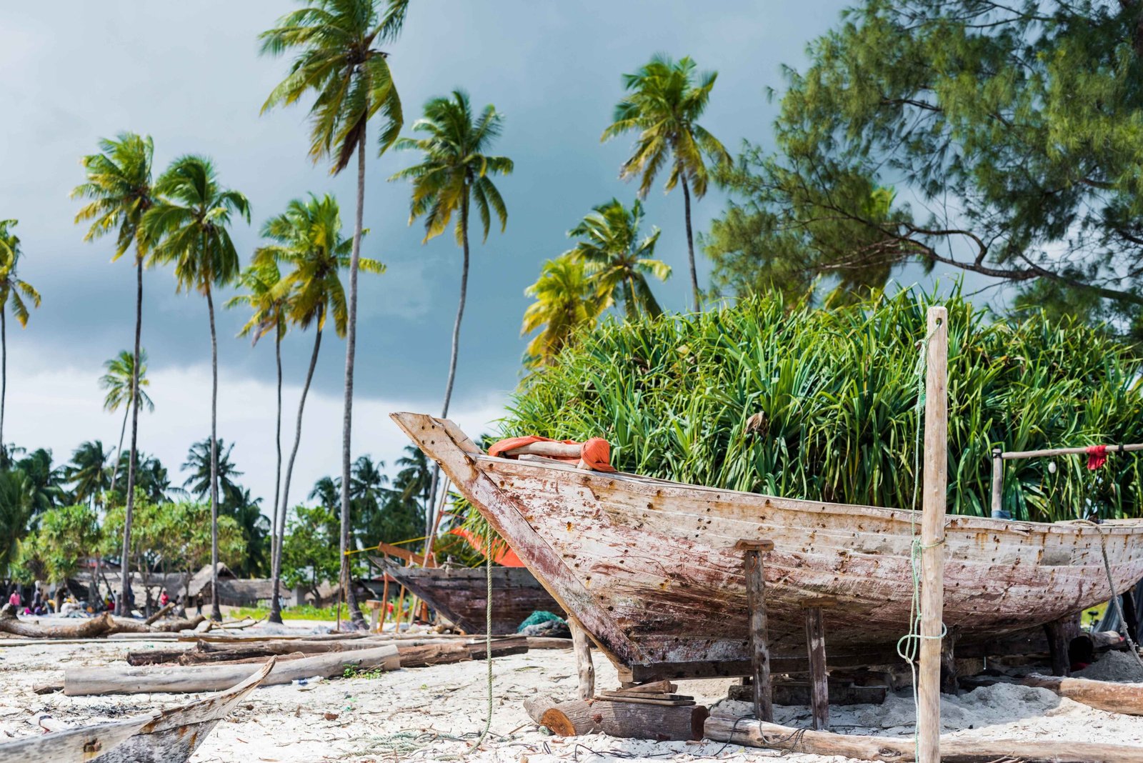 old wooden fishing boat with paddles on a beach 2024 01 10 22 25 38 utc scaled